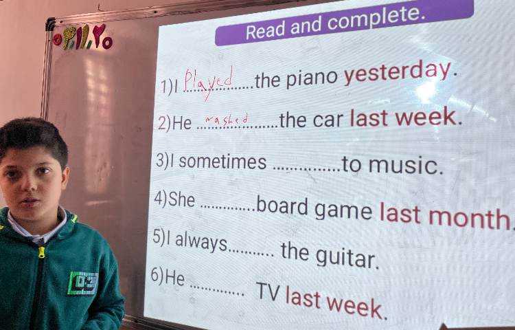 تمرین جملات مربوط به زمان گذشته-زنگ زبان عمومی 1