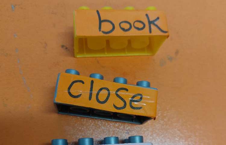 تمرین جمله سازی با استفاده از لگو 2