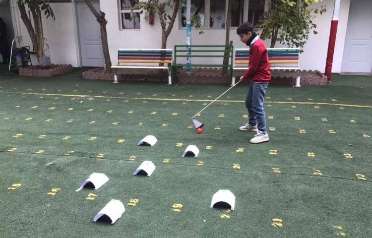 تمرین جمله‌سازی با بازی گلف-زنگ زبان عمومی 1