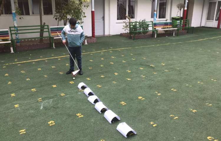 تمرین جمله‌سازی با بازی گلف-زنگ زبان عمومی 4