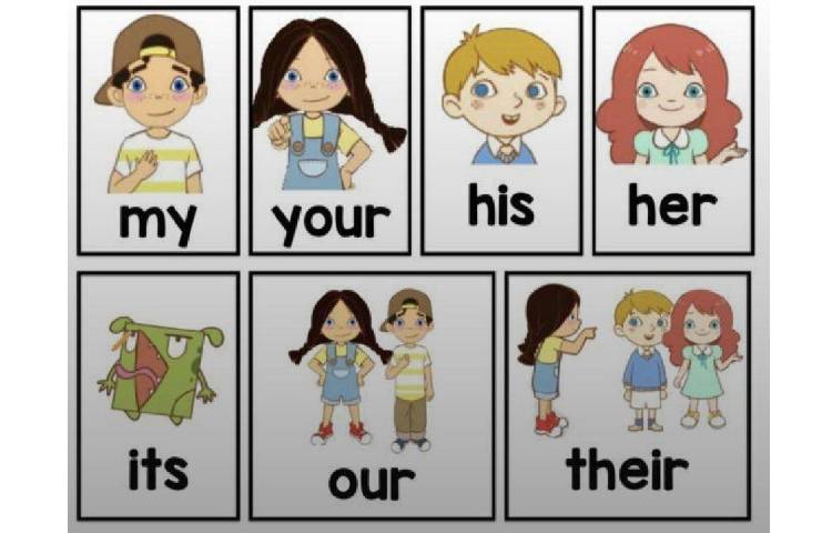 تمرین جمله سازی با صفات ملکی به صورت ریتمیک 1