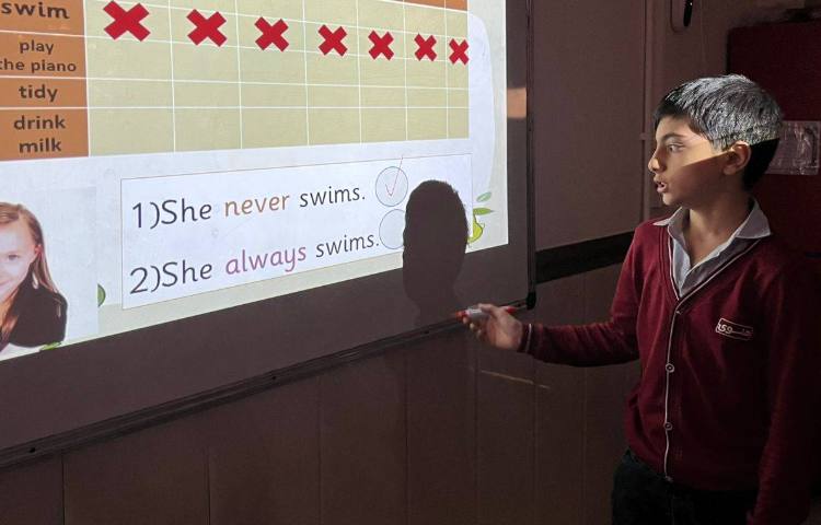 تمرین جمله‌سازی با قیدهای تکرار-زنگ زبان عمومی 2