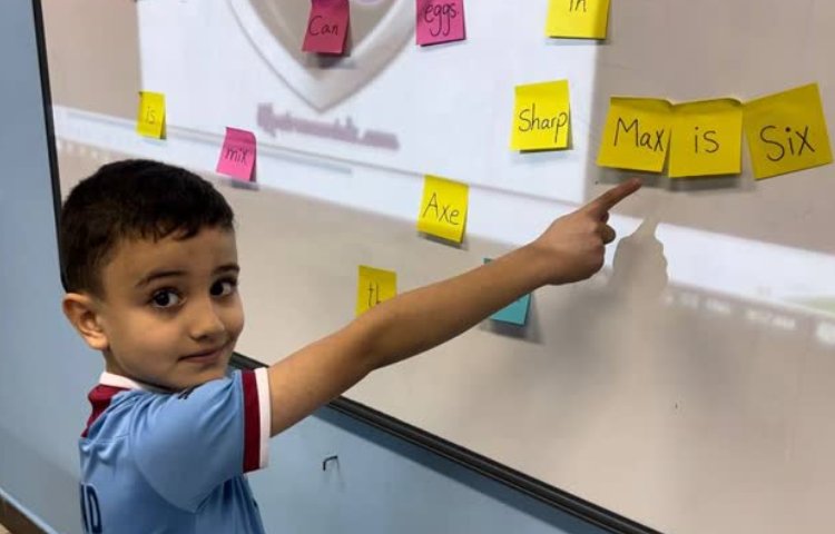 تمرین جمله سازی با کلمات مربوطه به درس phonics 6 3