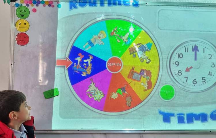 تمرین جمله‌سازی با daily routine 2