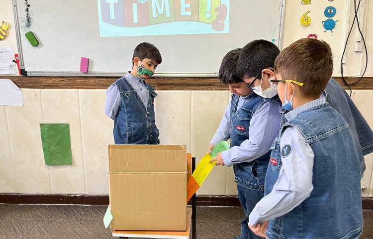 تمرین جمله سازی به صورت بازی گروهی 1