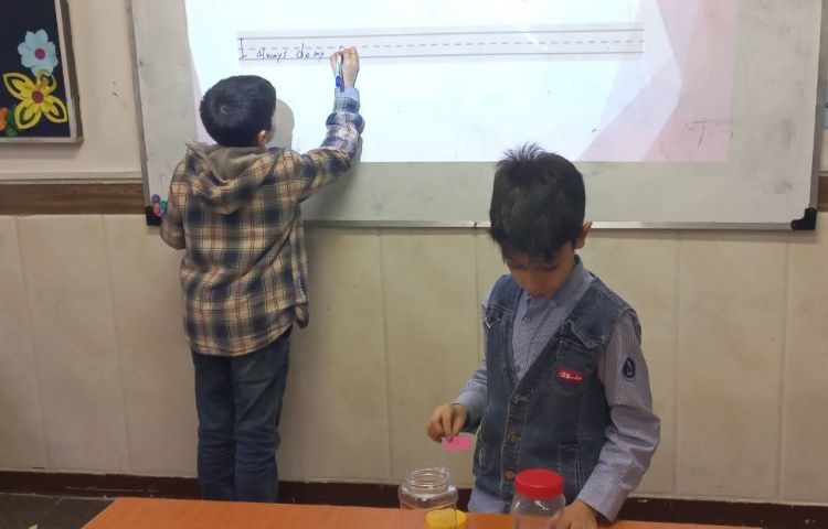 تمرین جمله سازی به صورت گروهی