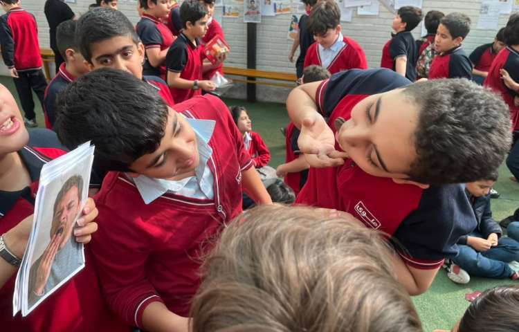 تمرین جمله سازی در Immersion/زنگ تفریح توسط معلمین زبان