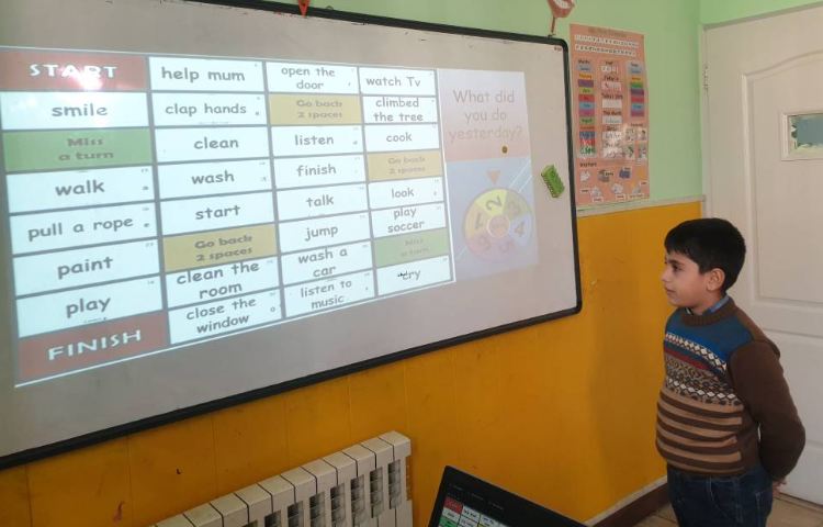:تمرین جمله سازی زمان گذشته همراه با بازی 1