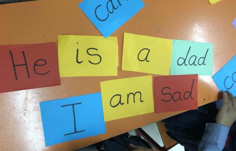 تمرین جمله سازی