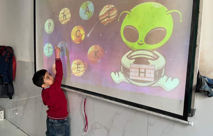 تمرین action حروف با بازی پاورپوینتی 3