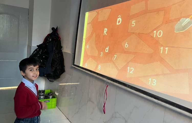 تمرین action حروف 6