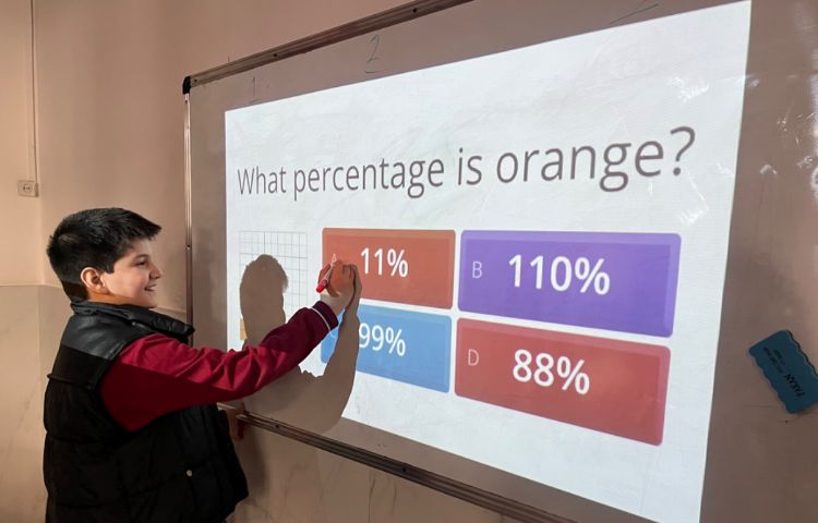تمرین خواندن و نوشتن درصد-زنگ Math 1