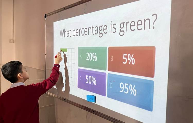 تمرین خواندن و نوشتن درصد-زنگ Math 3