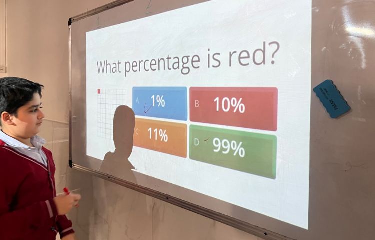 تمرین خواندن و نوشتن درصد-زنگ Math 4