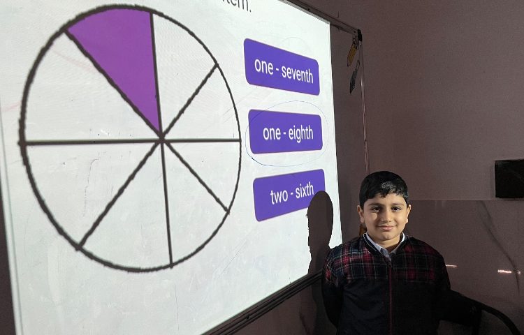 تمرینِ خواندن کسرها-زنگ Math 9