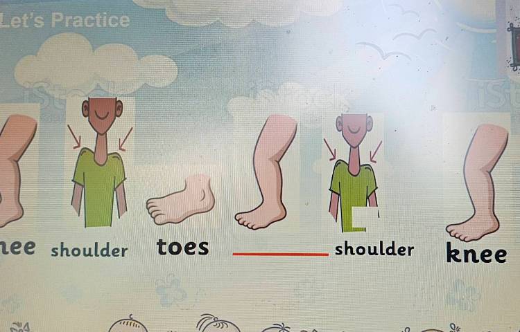 تمرین رنگ ها به همراه بازی آنلاین/تمرین اعضای بدن با بازی و شعر head , shoulders knees 1