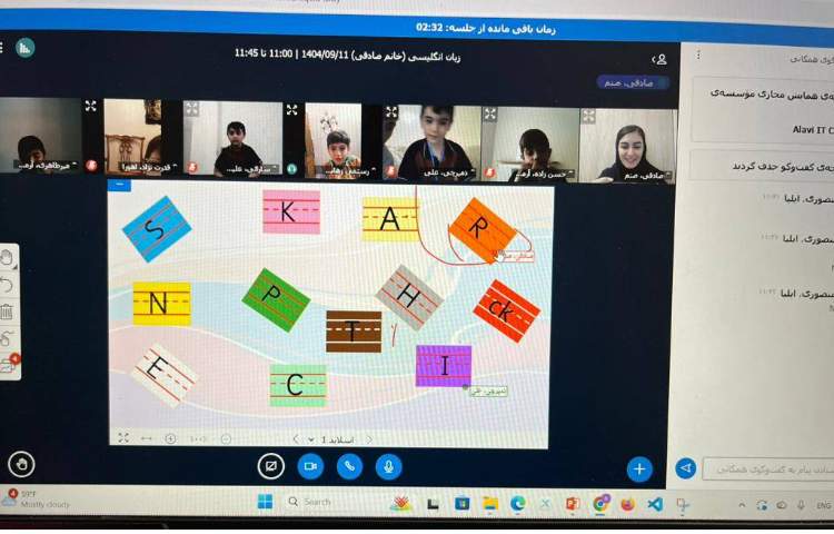 تمرین روخوانی با حرف Rr 4