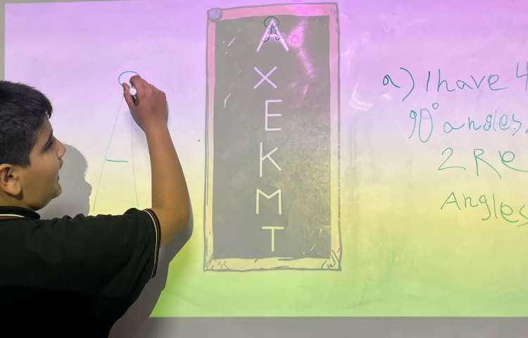 تمرین زوایا در زنگ Math 3