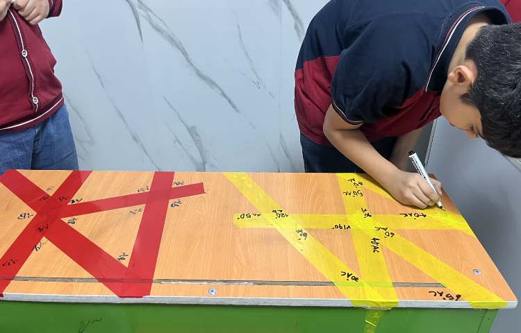 تمرین زوایا در زنگ Math