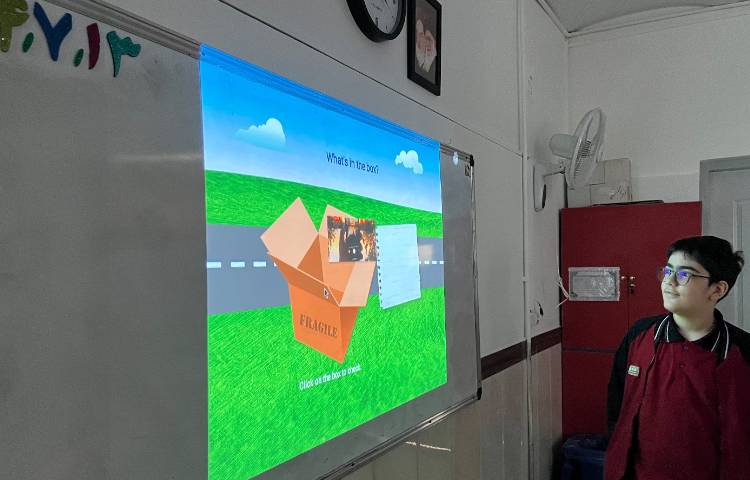 تمرین ساختار can/can't با بازیِ پاورپوینتی 5