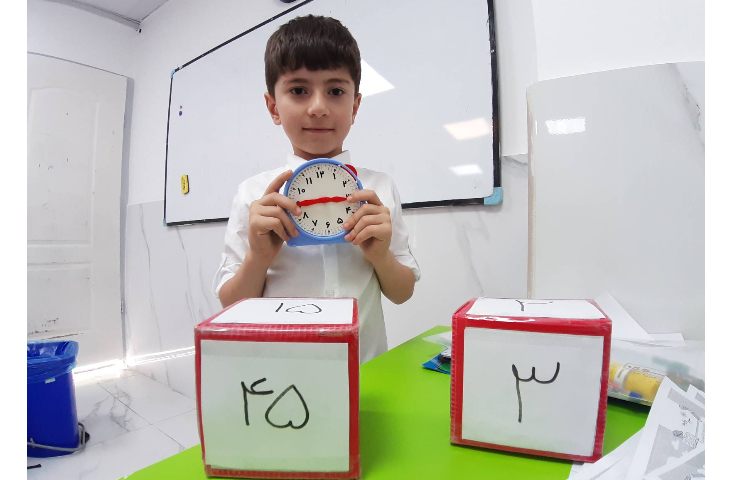 تمرین ساعت با بازی تاس 2