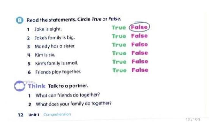 تمرین سوالات Speaking کتاب