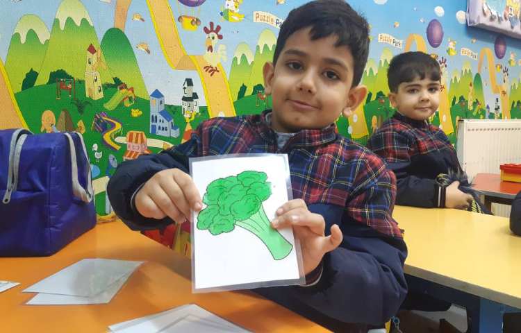 تمرین شمارش اعداد 1 تا 5 با فلش کارت-زنگ Math 2