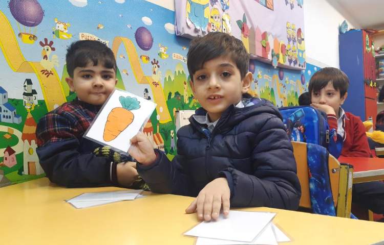 تمرین شمارش اعداد 1 تا 5 با فلش کارت-زنگ Math 3