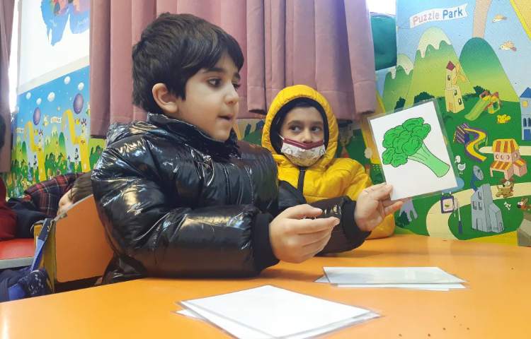 تمرین شمارش اعداد 1 تا 5 با فلش کارت-زنگ Math 4