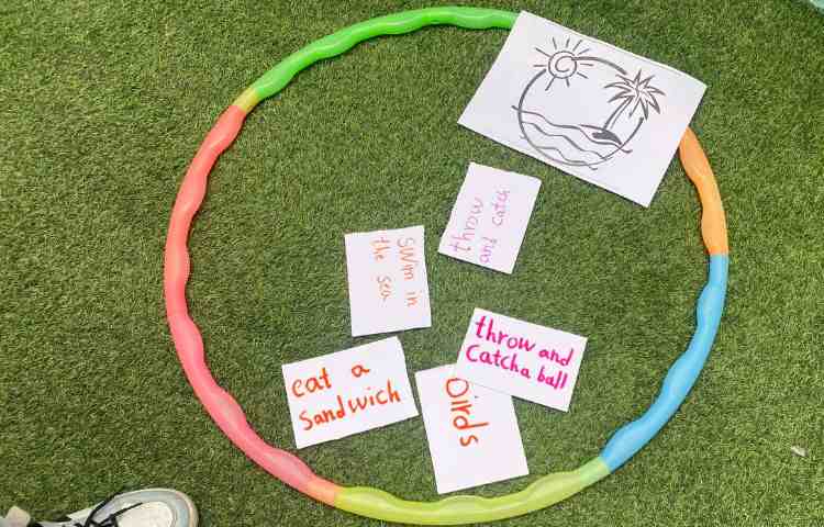 تمرین عبارات مربوط به مکان های مختلف با بازی