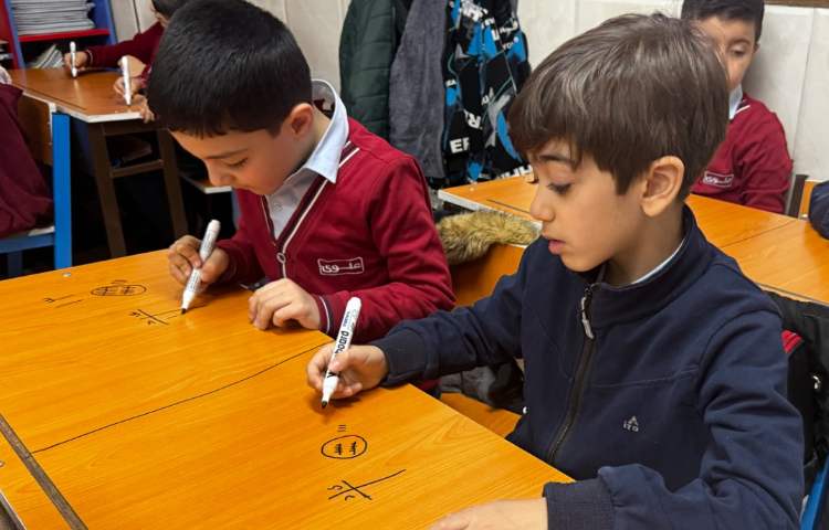 تمرین عددنویسی (10 تا 15) با شکل و جدول ارزش‌مکانی 1