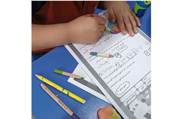 تمرین عدد نویسی با کارت اعداد و پاسخ به کاربرگ مروری 2