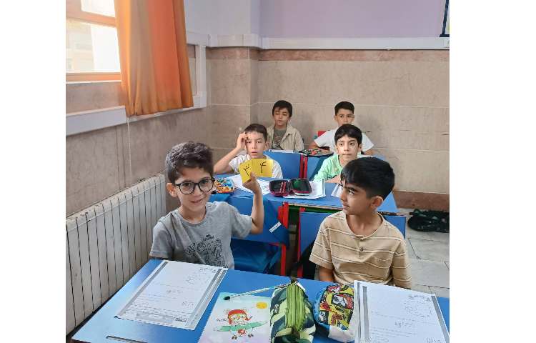 تمرین عدد نویسی با کارت اعداد و پاسخ به کاربرگ مروری 7