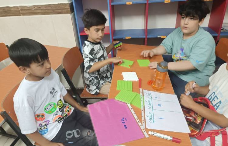 تمرین عدد نویسی در جدول ارزش مکانی 3