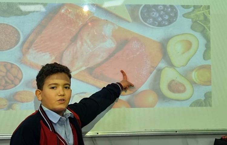 تمرین فواید 5 بخش هرم غذایی-زنگ Science 1