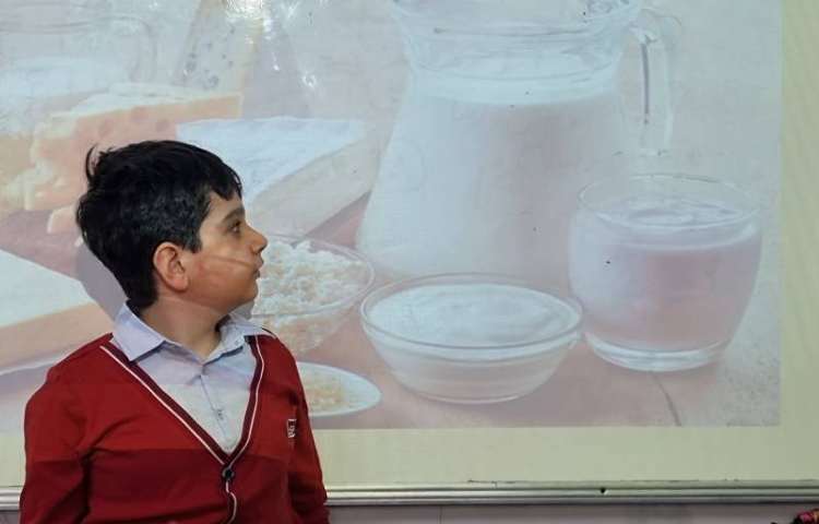 تمرین فواید 5 بخش هرم غذایی-زنگ Science 3