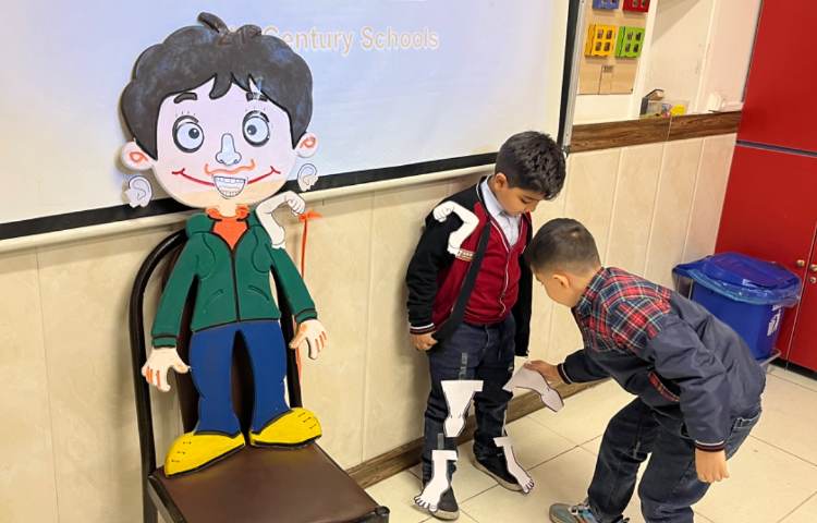 تمرین لغاتِ اعضای بدن-زنگ Science 3