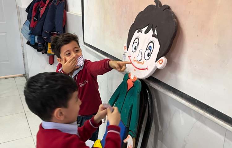 تمرین لغاتِ اعضای بدن-زنگ Science 4