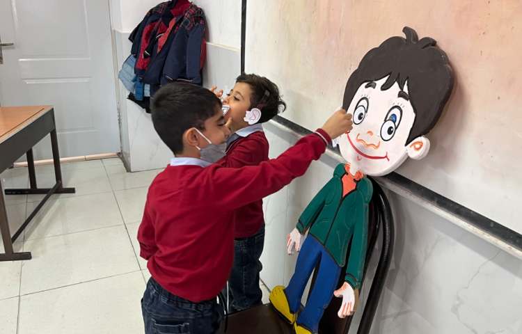 تمرین لغاتِ اعضای بدن-زنگ Science 7