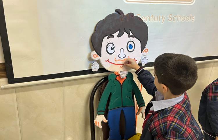 تمرین لغاتِ اعضای بدن-زنگ Science 9