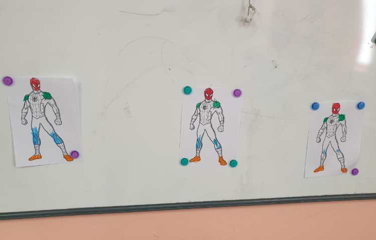 تمرین لغات انگلیسی مربوط به اعضای بدن و رنگ ها 5