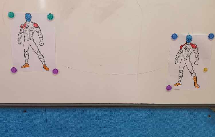 تمرین لغات انگلیسی مربوط به اعضای بدن و رنگ ها