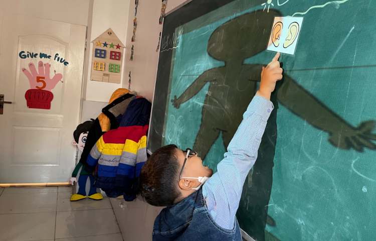 تمرین لغات Body Parts به صورت بازی با فلش کارت 2