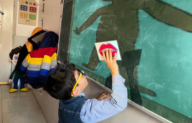 تمرین لغات Body Parts به صورت بازی با فلش کارت