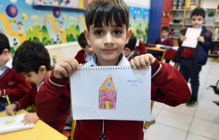 تمرین لغات مربوط به اشکال هندسی و رنگ‌ها-زنگ زبان عمومی 1