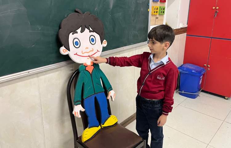 تمرین لغات مربوط به اعضای بدن-زنگ Science 4