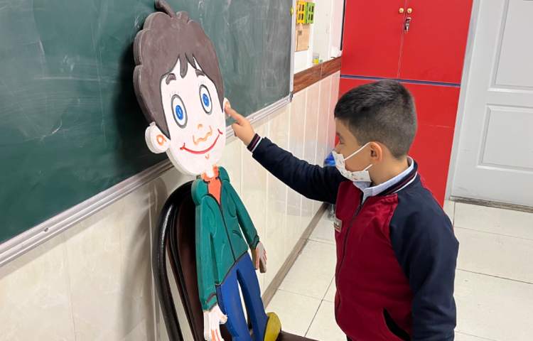 تمرین لغات مربوط به اعضای بدن-زنگ Science 5