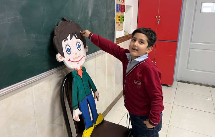 تمرین لغات مربوط به اعضای بدن-زنگ Science 8