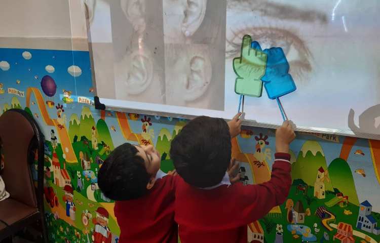 تمرین لغات مربوط به اعضای صورت با بازی در زنگ زبان عمومی 1