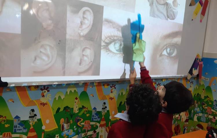 تمرین لغات مربوط به اعضای صورت با بازی در زنگ زبان عمومی 3